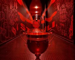 Pokal im Flur Pokal im Flur